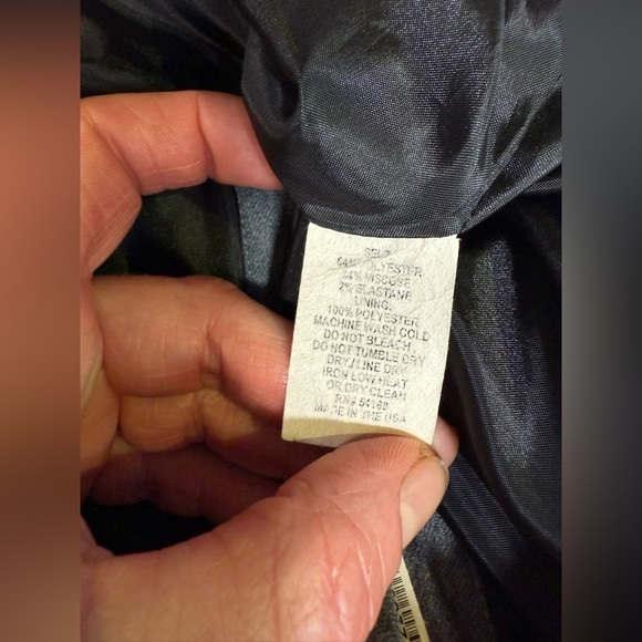 ELLIOTT LAUREN Gray flat front Straight Leg Trousers size 4 - Picture 8 of 11